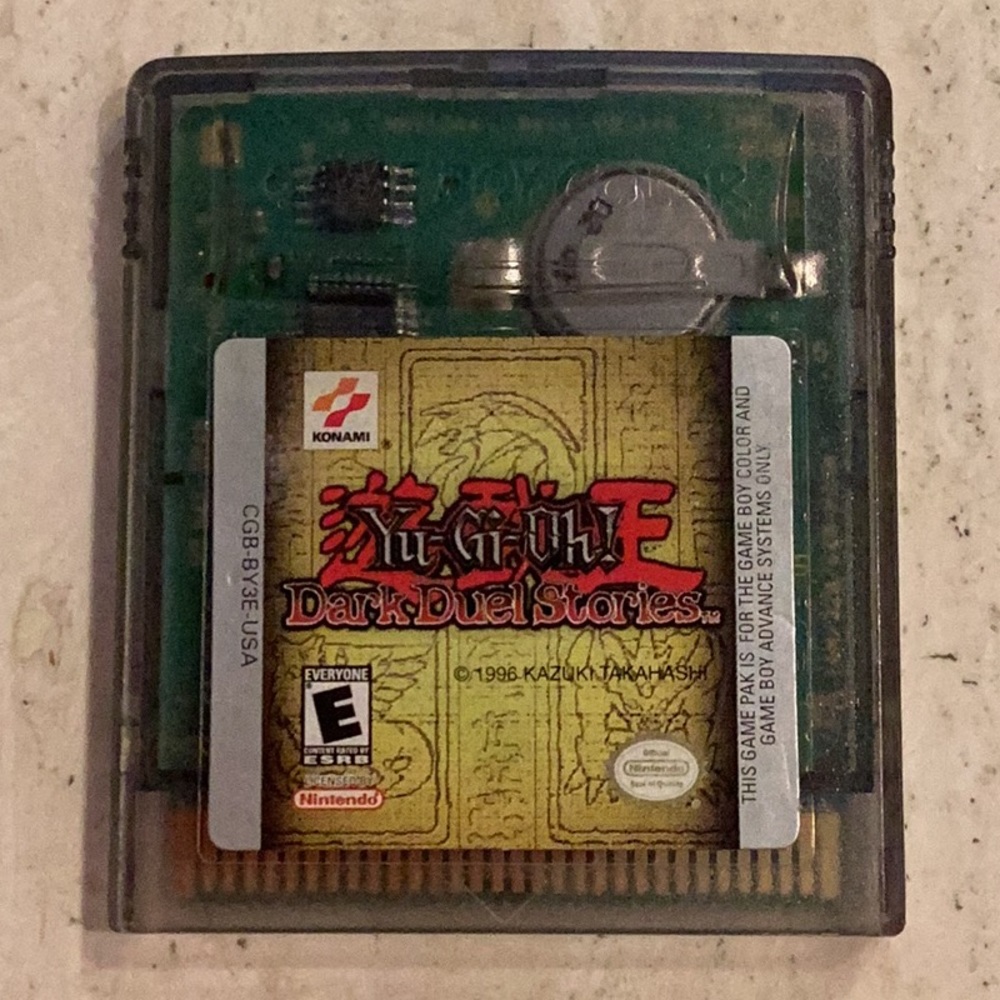 Yu-Gi-Oh Dark Duel Stories Nintendo Boy Color Game Gameboy YuGiOh Tested
